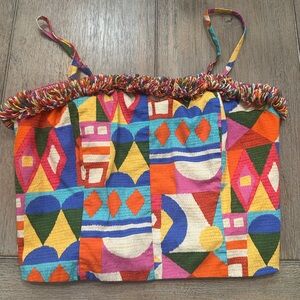 Antonio Melani Colorful Geometric Print Top | Size 0